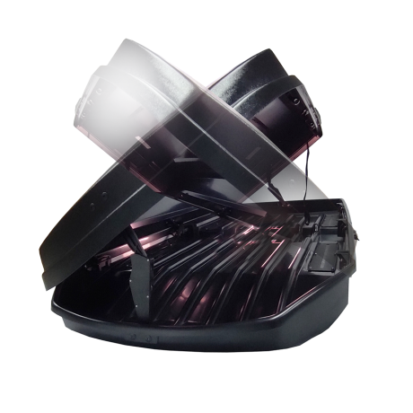 Автобокс "Vist Tour" (серый карбон пленка, АБС) купить недорого с доставкой в Копейск