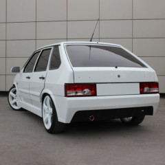 бампер задний "робот" для b@3 2113, 2114 L@DA samara 2