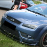 Накладка (юбка) переднего бампера "Sport" для бампера Кабри (стайлинг) Ford Focus 2 (2004-2008) купить недорого с доставкой в Копейск
