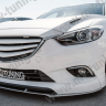 Сплиттер переднего бампера под клыки № 1 "SkyActivSport" для Mazda 6 (2013-н.в.) купить недорого с доставкой в Копейск