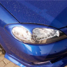 Накладки на фары (реснички) для Chevrolet Lacetti хэтчбэк (2004-2013) купить недорого с доставкой в Копейск