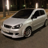 Бампер передний "Exclusive style" для Hyundai Getz рестайлинг (2004-2007 г.в.) купить недорого с доставкой в Копейск
