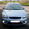 Накладки на фары (реснички) "Узкие" для Ford Focus 2 (2004-2008) купить недорого с доставкой в Копейск