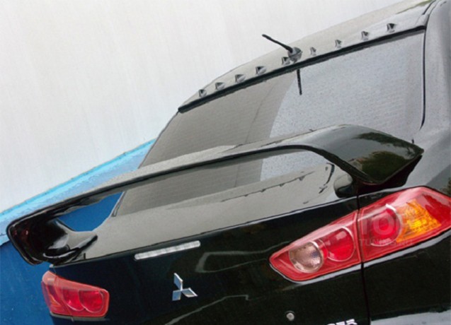 Козырек на заднее стекло с 9 зубьями для Mitsubishi Lancer X (2007-2016) купить недорого с доставкой в Копейск