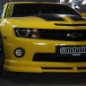 Накладка (юбка) переднего бампера (цельная) для Chevrolet Camaro SS (2009-2012) купить недорого с доставкой в Копейск