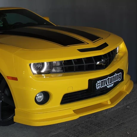 Накладка (юбка) переднего бампера (цельная) для Chevrolet Camaro SS (2009-2012) купить недорого с доставкой в Копейск