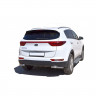 Защита заднего бампера «Уголки» (d51) для Kia Sportage (2016-н.в.)(Окрашенное) купить недорого с доставкой в Копейск