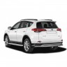 Защита порогов с алюминиевым листом (d63,5) для Toyota RAV4 рестайлинг, (2015-н.в.)(Окрашенное) купить недорого с доставкой в Копейск