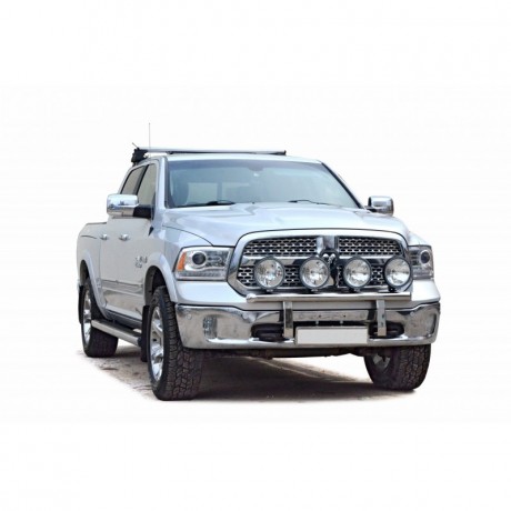 Кенгурин с кронштейнами под дополнительные фары (d63,5) для Dodge Ram IV (DS/DJ), (2009-н. в.)(Окрашенное) купить недорого с доставкой в Копейск