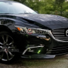 Клыки (накладки) переднего бампера "SkyActivSport" var №3 для Mazda 6 (2015-н.в.) купить недорого с доставкой в Копейск