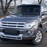 Накладка (юбка) переднего бампера "Broomer Design" (Без ДХЛ) для Mitsubishi Pajero IV (2006-2015) купить недорого с доставкой в Копейск