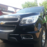 Защита радиатора "Standart" Chevrolet Trailblazer (2012-2015) чёрная купить недорого с доставкой в Копейск