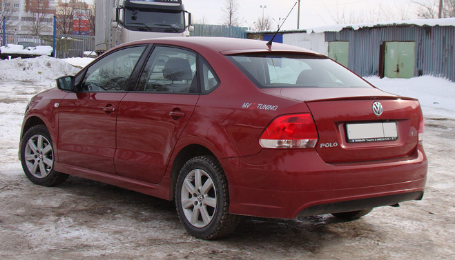 Козырек на заднее стекло для Volkswagen Polo Sedan (2010-2020) купить недорого с доставкой в Копейск