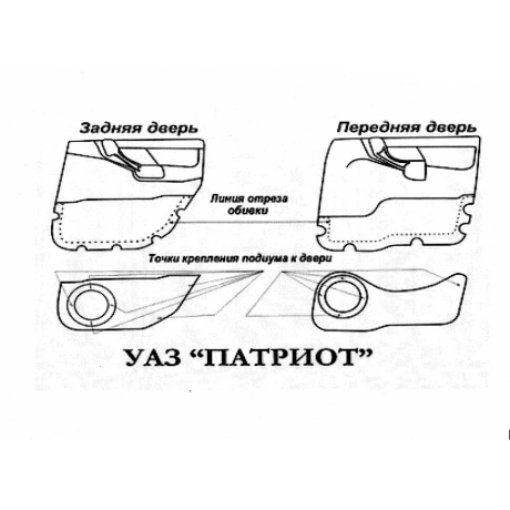 подиумы У@З 3163 p@triot до 2013 г. в. (под динамик 16см) купить недорого с доставкой в Копейск