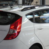 Рейлинги для Hyundai Solaris (2011-2017) хэтчбек Чёрный купить недорого с доставкой в Копейск