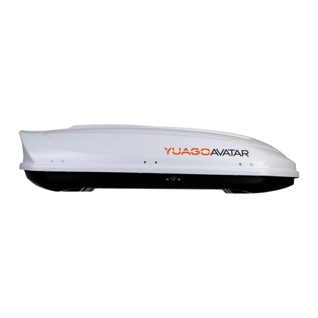 Автобокс YUAGO Avatar (тиснение) (EuroLock) двусторонний, белый, 460л купить недорого с доставкой в Копейск