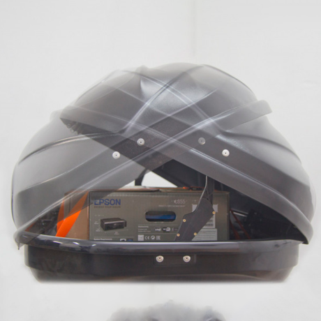 Автобокс YUAGO Avatar (тиснение) (EuroLock) двусторонний, белый, 460л купить недорого с доставкой в Копейск