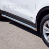 Защита порогов вогнутые d63мм (НПС) KIA Sportage (2016-н.в.) купить недорого с доставкой в Копейск