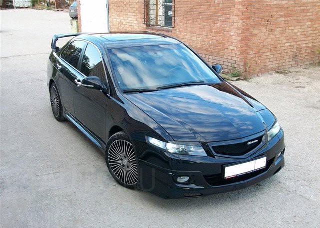 Накладки на фары (реснички) широкие для Honda Accord VII (2004-2008) купить недорого с доставкой в Копейск