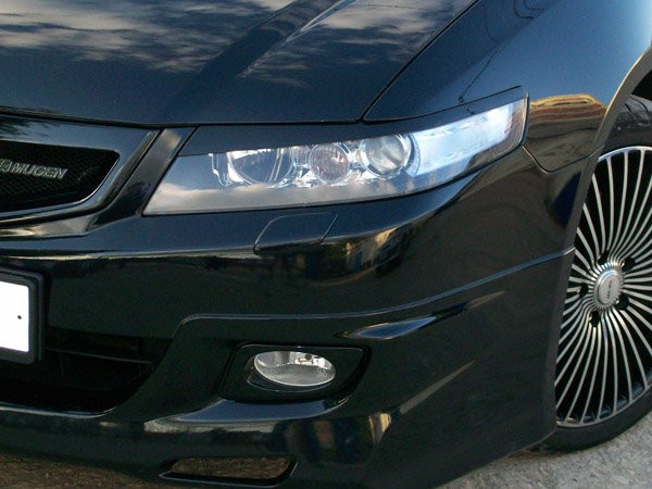 Накладки на фары (реснички) широкие для Honda Accord VII (2004-2008) купить недорого с доставкой в Копейск