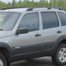 Рейлинги B@3 2123 "Chevrolet Niv@" (2002-2020), L@DA Niv@ Travel Серебристый пластик купить недорого с доставкой в Копейск