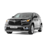 Защита переднего бампера одинарная d63мм (НПС) Toyota Highlander (2014-н.в.) купить недорого с доставкой в Копейск