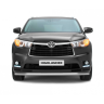 Защита переднего бампера одинарная d63мм (НПС) Toyota Highlander (2014-н.в.) купить недорого с доставкой в Копейск