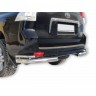 Защита заднего бампера «Уголки двойные» (d76) для Toyota Land Cruiser Prado 150 (2009-н.в.)(Окрашенное) купить недорого с доставкой в Копейск