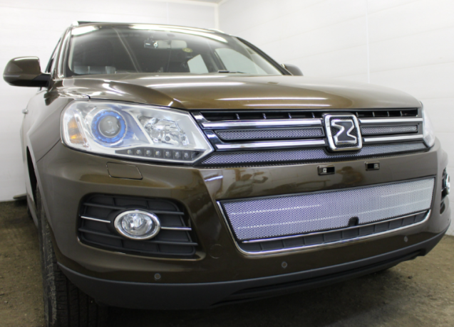 Защита радиатора "Standart" Zotye T600 (2014-2021) низ, хром купить недорого с доставкой в Копейск
