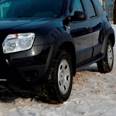 Молдинги дверей №2 "КАРТ" для Renault Duster дорестайлинг до 2015 г.в. (без комплектации) купить недорого с доставкой в Копейск
