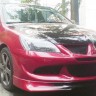 Накладка (юбка) переднего бампера "EVO" (Для бампера EVO) для Mitsubishi Lancer IX (2003-2009) купить недорого с доставкой в Копейск