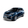 Защита порогов с алюм. площадкой d51мм (НПС) KIA Sportage (2016-н.в.) купить недорого с доставкой в Копейск