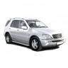 Защита порогов с алюминиевым листом (d63,5) для Mercedes-Benz ML 320/350 (2001-2005)(Окрашенное) купить недорого с доставкой в Копейск