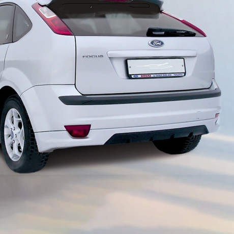 Накладка (юбка) заднего бампера "FT" для Ford Focus 2 (хетчбек) (2004-2008) купить недорого с доставкой в Копейск