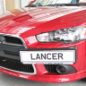 Рамка под номер на передний бампер для Mitsubishi Lancer X (2010-2016) купить недорого с доставкой в Копейск