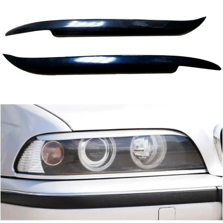 Накладки на фары (реснички) (верх) для BMW 5 Series E39 (1995-2004) купить недорого с доставкой в Копейск