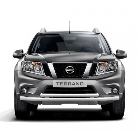Защита переднего бампера двойная d63/51мм (НПС) RENAULT Duster 2016-/ NISSAN Terrano 2014- купить недорого с доставкой в Копейск
