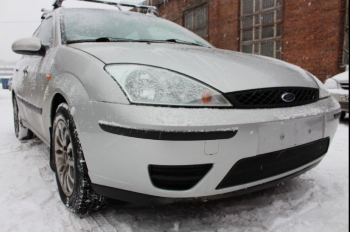 Защита радиатора "Standart" Ford Focus I рестайлинг (2001-2005) чёрная купить недорого с доставкой в Копейск