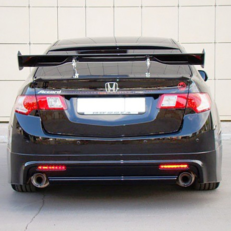 Накладка (юбка) заднего бампера "Mugen Style" для Honda Accord VIII (2008-2013) купить недорого с доставкой в Копейск