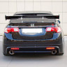 Накладка (юбка) заднего бампера "Mugen Style" для Honda Accord VIII (2008-2013) купить недорого с доставкой в Копейск
