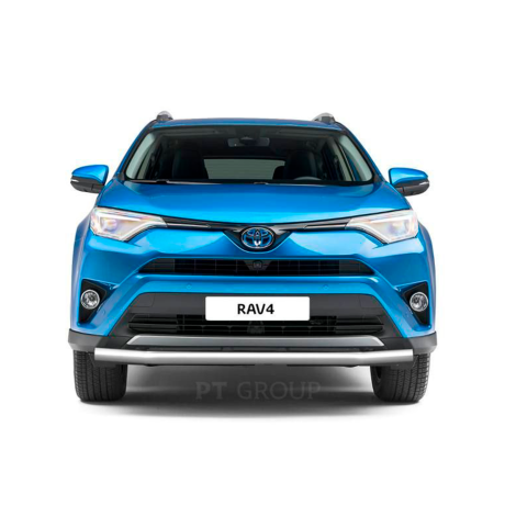 Защита переднего бампера одинарная d63мм (НПС) Toyota RAV4 (2013-2018 г.в.) купить недорого с доставкой в Копейск