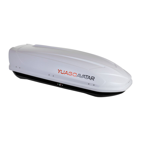 Автобокс YUAGO Avatar (тиснение) (EuroLock), белый, 460л купить недорого с доставкой в Копейск