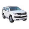 Защита порогов с алюминиевым листом (d63,5) для Volkswagen Amarok (2010-2016)(Окрашенное) купить недорого с доставкой в Копейск