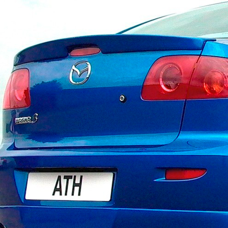 Спойлер на кромку багажника "Сток 2л" для Mazda 3 седан (2003-2009) купить недорого с доставкой в Копейск