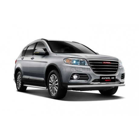 Защита порогов прямая d63мм (НПС) HAVAL H6 (2014-н.в.) купить недорого с доставкой в Копейск