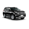 Защита переднего бампера двойная с пластинами d63/63мм (НПС) Toyota Land Cruiser Prado 150 (2013-2016 г.в.) купить недорого с доставкой в Копейск