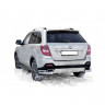 Защита заднего бампера «Уголки двойные» (d63,5) для Lifan X60 (2016-н.в.)(Окрашенное) купить недорого с доставкой в Копейск