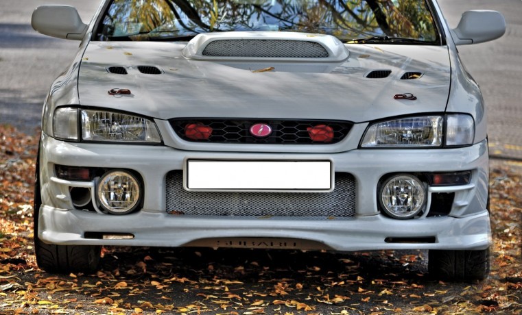 Накладка на передний бампер Subaru Impreza (кузов GC4, GC6, GC8) купить недорого с доставкой в Копейск
