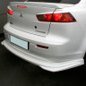 Накладка на задний бампер "GT" для Mitsubishi Lancer X купить недорого с доставкой в Копейск