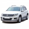 Защита порогов «Бумер» алюминиевая с резинкой для Volkswagen Tiguan (2011-2017) купить недорого с доставкой в Копейск